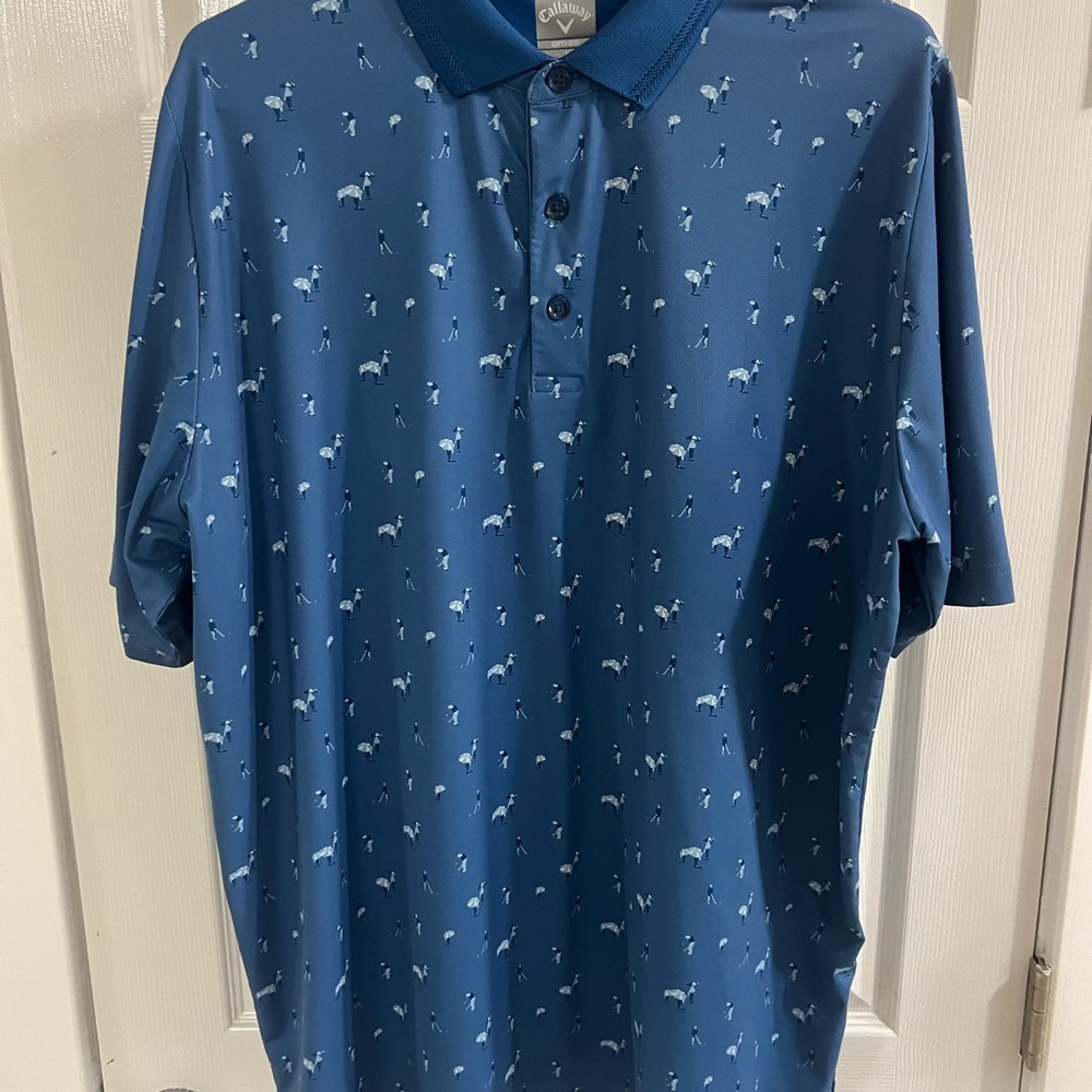 Callaway Men's Blue Polo Shirt